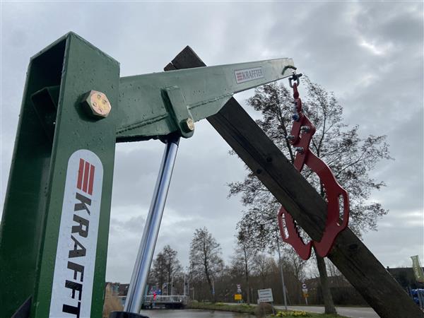Grote foto remet boomklem met hydraulische kraffter 3 punts takel 200kg agrarisch mechanisatie