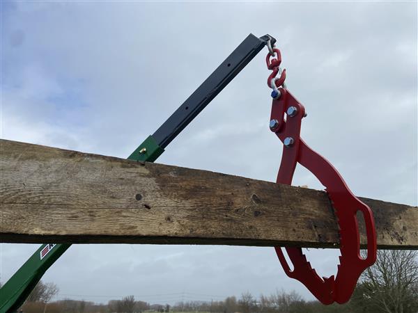 Grote foto remet boomklem met hydraulische kraffter 3 punts takel 200kg agrarisch mechanisatie
