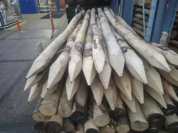 Grote foto kastanje palen kop 10 12 300 cm doe het zelf en verbouw hout en planken