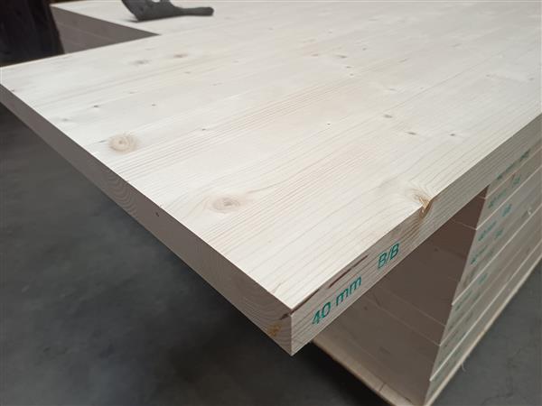 Grote foto vuren trappanelen meubelpaneel 40 mm dik 600x5000 mm doe het zelf en verbouw hout en planken