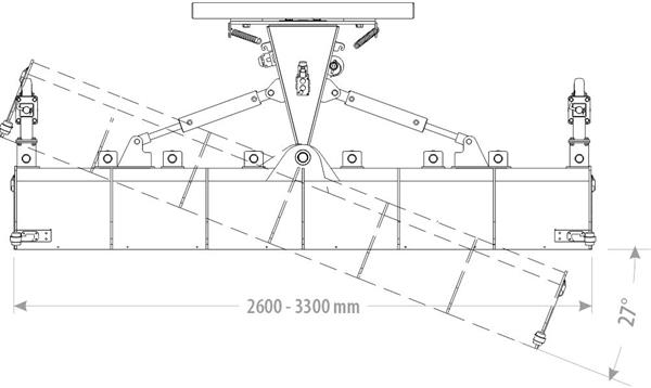 Grote foto kraffter sneeuwschuif zwaar cpch 2.60 3.30m agrarisch mechanisatie