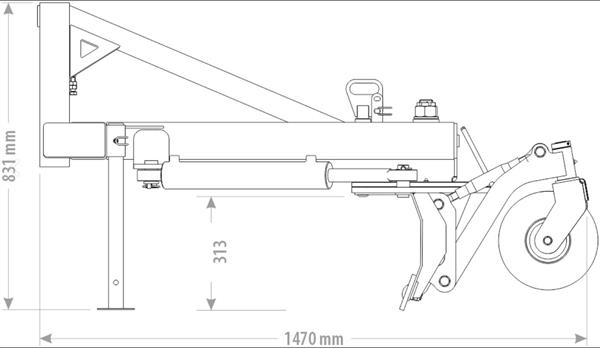 Grote foto kraffter grondschuif 1.80 2.70m medium agrarisch mechanisatie