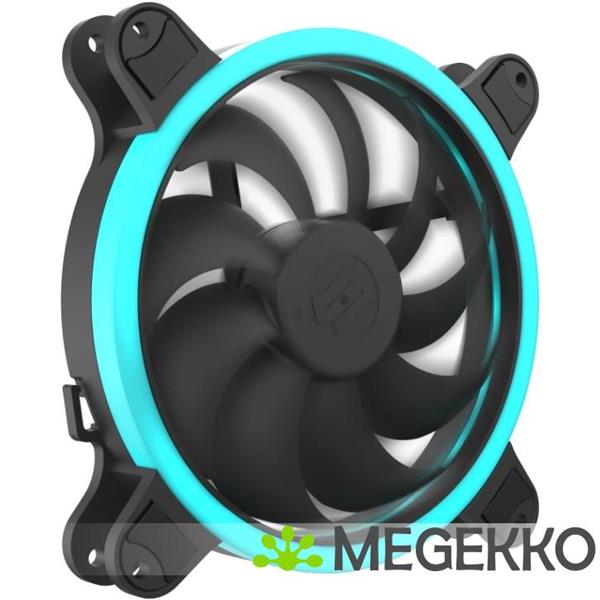 Grote foto silentiumpc corona hp rgb 140 ventilators 3pack computers en software overige computers en software