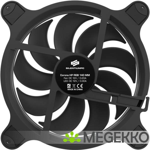 Grote foto silentiumpc corona hp rgb 140 ventilators 3pack computers en software overige computers en software