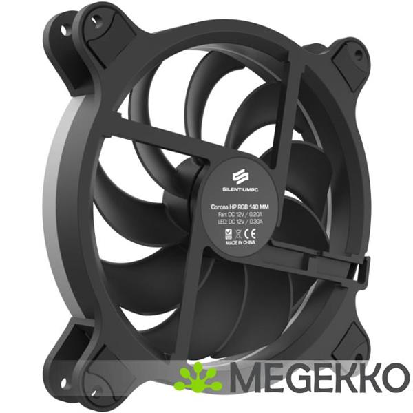 Grote foto silentiumpc corona hp rgb 140 ventilators 3pack computers en software overige computers en software