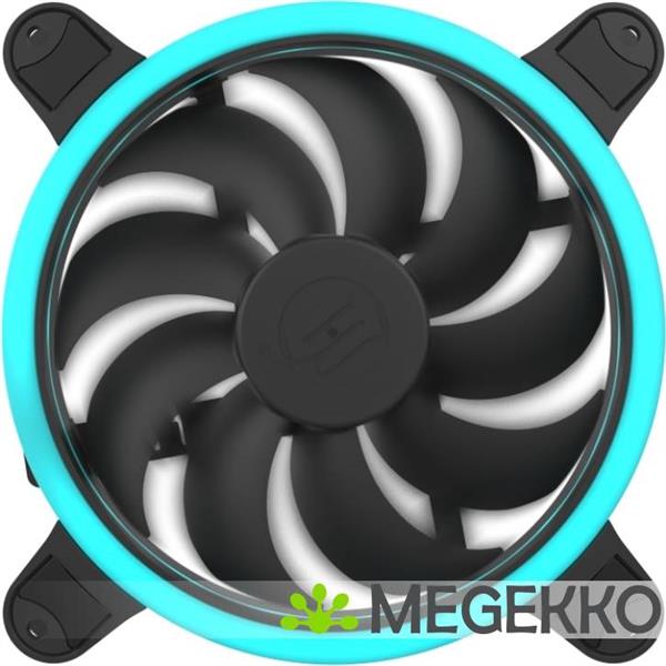 Grote foto silentiumpc corona hp rgb 140 ventilators 3pack computers en software overige computers en software