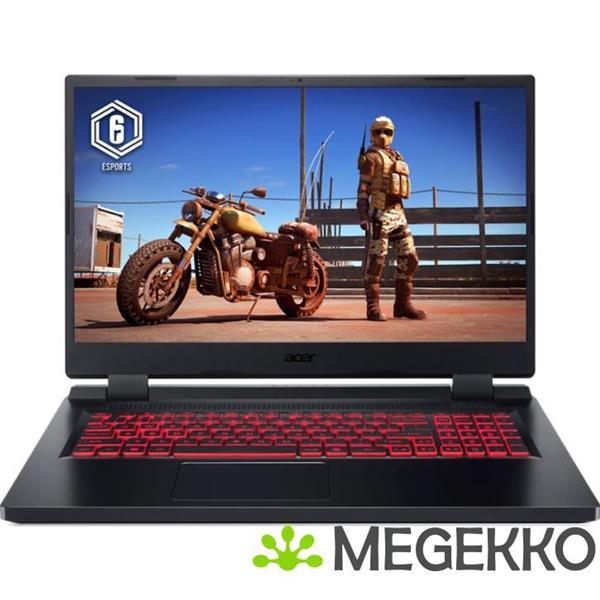 Grote foto acer nitro 5 an517 55 5215 17.3 core i5 rtx 4050 gaming laptop computers en software overige computers en software
