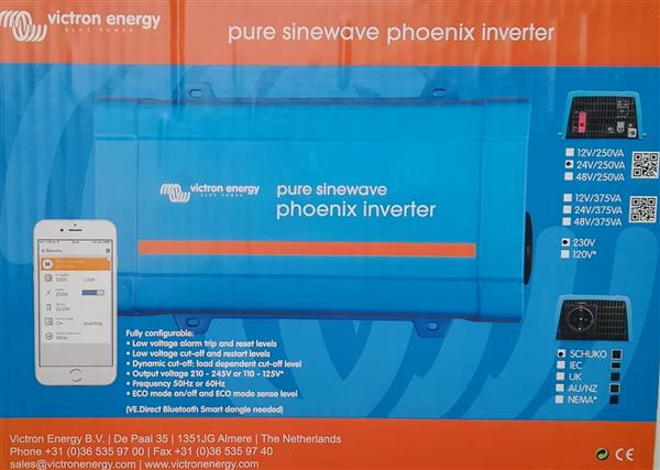 Grote foto victron phoenix omvormer 24 250 auto onderdelen overige auto onderdelen