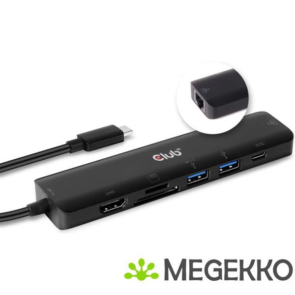 Grote foto club 3d usb c 7 in 1 hub computers en software overige computers en software
