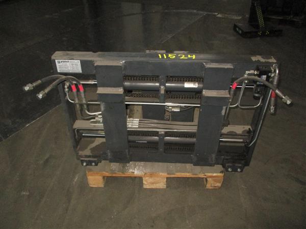Grote foto griptech shiften vorkversteller met schuifvorken agrarisch heftrucks