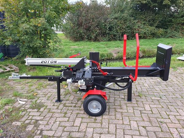 Grote foto kraffter houtklover 20t kohler 196cc verticaal agrarisch mechanisatie