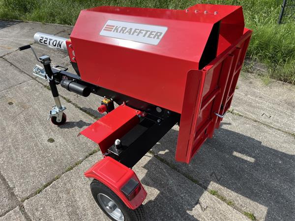 Grote foto kraffter 22ton houtklover elektrisch 400v horizontaal agrarisch mechanisatie