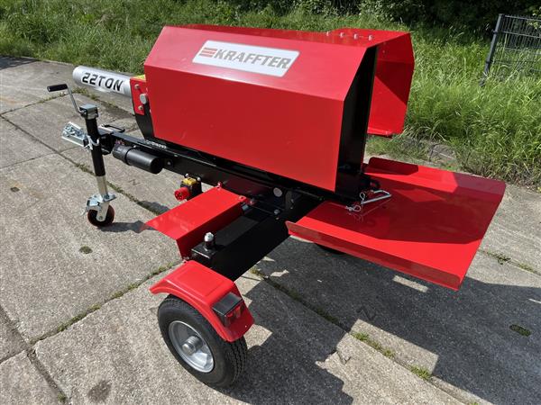 Grote foto kraffter 22ton houtklover elektrisch 400v horizontaal agrarisch mechanisatie