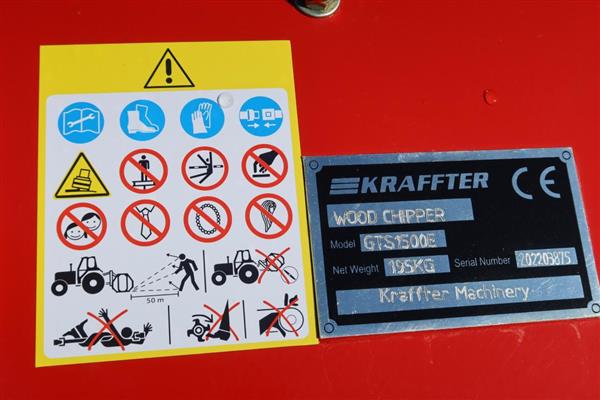 Grote foto kraffter takkenversnipperaar 15pk benzine motor agrarisch mechanisatie