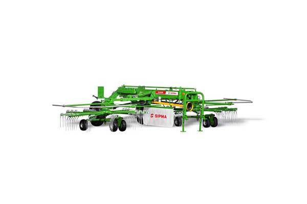 Grote foto sipma zk650t hark dubbele rotor agrarisch mechanisatie