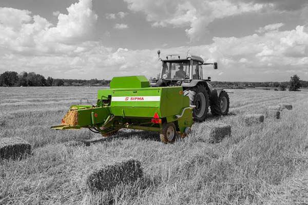 Grote foto sipma pk4010 vierkante balenpers agrarisch mechanisatie
