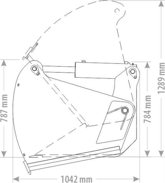Grote foto balenknipper met bak 1.30 1.70 m agrarisch mechanisatie