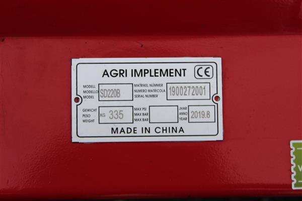 Grote foto kraffter veegmachine 150 agrarisch mechanisatie