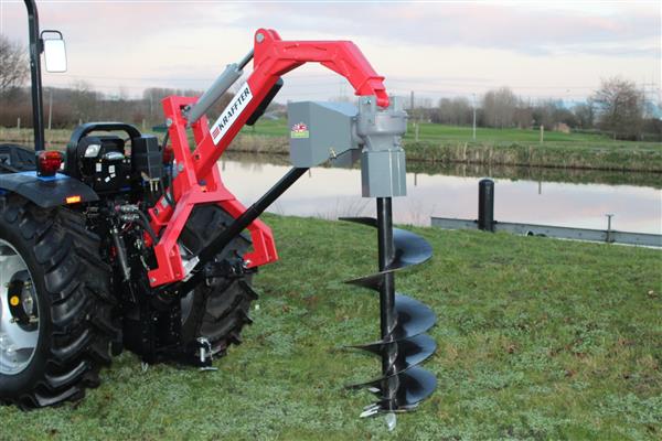 Grote foto kraffter grondboor frame hydraulisch agrarisch mechanisatie
