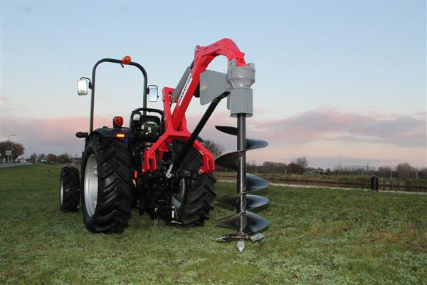 Grote foto kraffter grondboor frame hydraulisch agrarisch mechanisatie