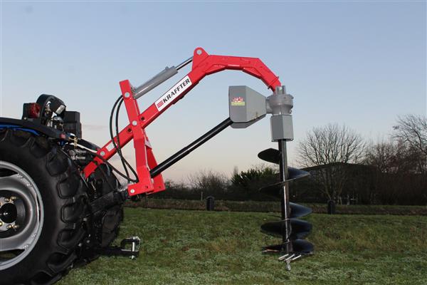 Grote foto kraffter grondboor frame hydraulisch agrarisch mechanisatie