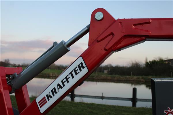 Grote foto kraffter grondboor frame hydraulisch agrarisch mechanisatie