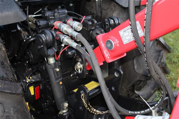 Grote foto kraffter grondboor frame hydraulisch agrarisch mechanisatie
