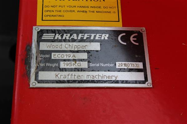 Grote foto kraffter bio versnipperaar 8cm aftakas tuin en terras tuingereedschap