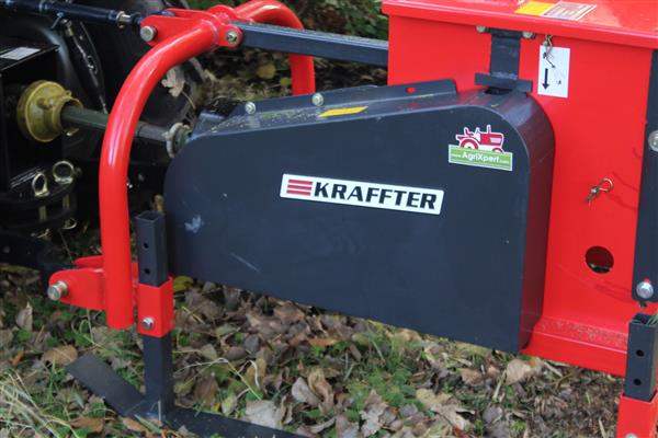 Grote foto kraffter bio versnipperaar 8cm aftakas tuin en terras tuingereedschap