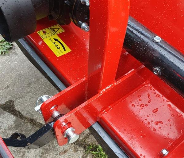Grote foto kraffter klepelmaaier met opvangbak 1.20m agrarisch mechanisatie