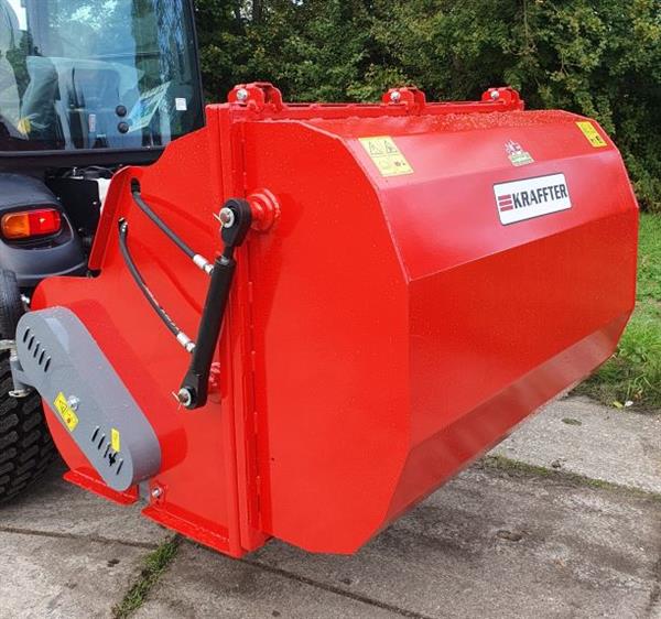 Grote foto kraffter klepelmaaier met opvangbak 1.20m agrarisch mechanisatie