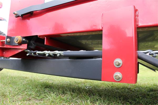 Grote foto mini mestverspreider wielaangedreven agrarisch mechanisatie