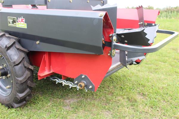 Grote foto mini mestverspreider wielaangedreven agrarisch mechanisatie
