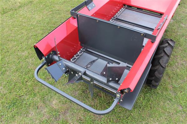Grote foto mini mestverspreider wielaangedreven agrarisch mechanisatie