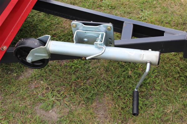 Grote foto mini mestverspreider wielaangedreven agrarisch mechanisatie