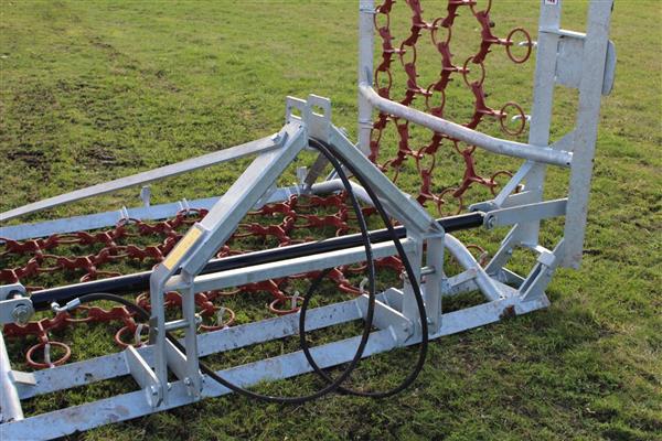Grote foto weidesleep 8m 4rijen hydraulisch gegalvaniseerd agrarisch mechanisatie