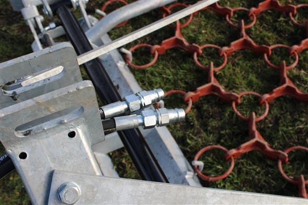 Grote foto weidesleep 8m 4rijen hydraulisch gegalvaniseerd agrarisch mechanisatie