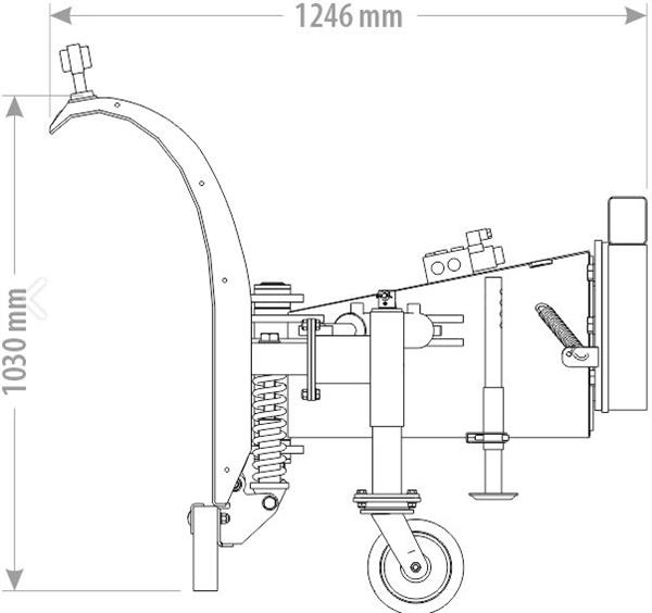 Grote foto kraffter sneeuwschuif zwaar cpch 2.60 3.30m agrarisch mechanisatie