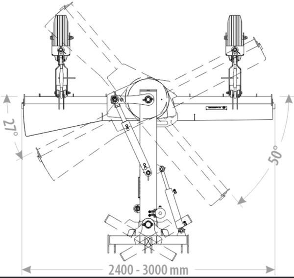 Grote foto kraffter grondschuif 2.40 3.00m zwaar agrarisch mechanisatie