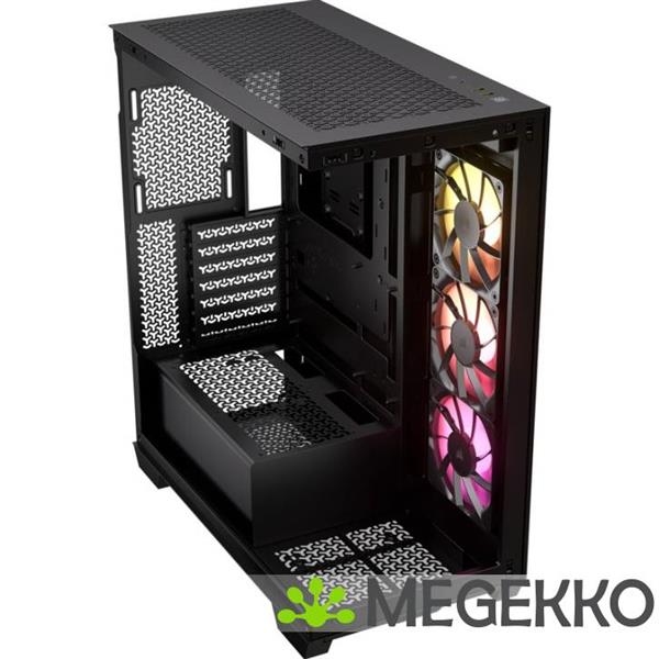 Grote foto corsair 3500x argb black computers en software behuizingen en kasten