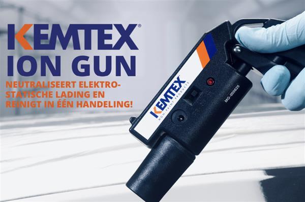 Grote foto kemtex ion gun ionisatie pistool en charger doe het zelf en verbouw verven en sierpleisters