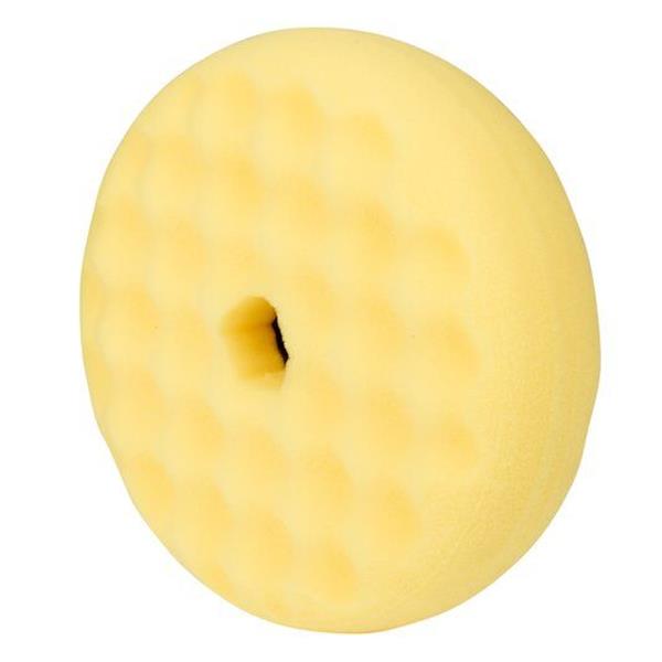 Grote foto 3m 50879 quick connect dubbelzijdige poets wafelpad geel 150 mm op op de laatste losse per pad n doe het zelf en verbouw verven en sierpleisters