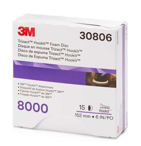Grote foto 3m 30806 trizact schuurmateriaal 150mm p8000 per 15 schijven 3m 30806 doe het zelf en verbouw verven en sierpleisters