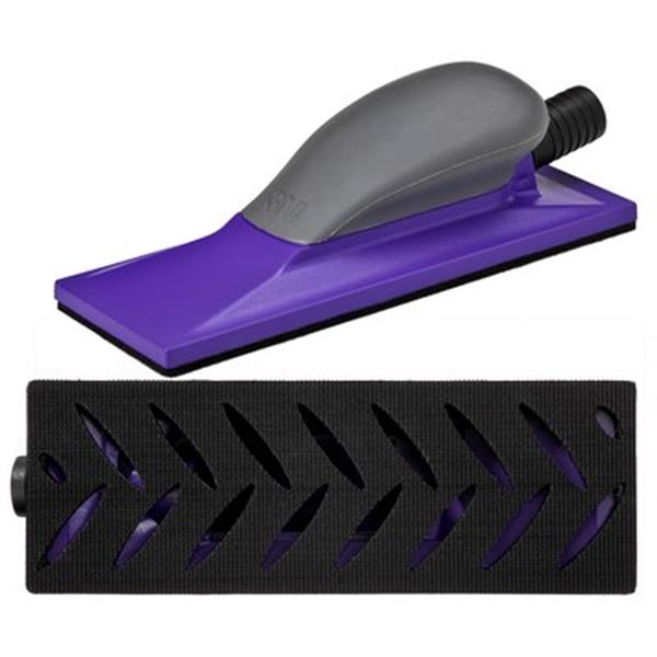 Grote foto 3m 05171 hookit purple multihole handblok 70 x 198mm per stuk 3m 05171 doe het zelf en verbouw verven en sierpleisters