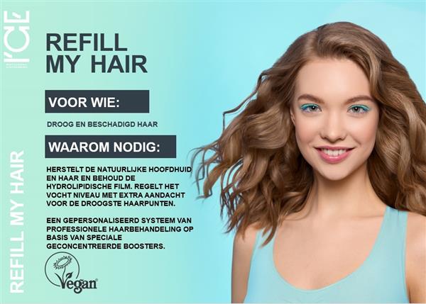 Grote foto ice professional refill my hair masker 200ml kleding dames sieraden