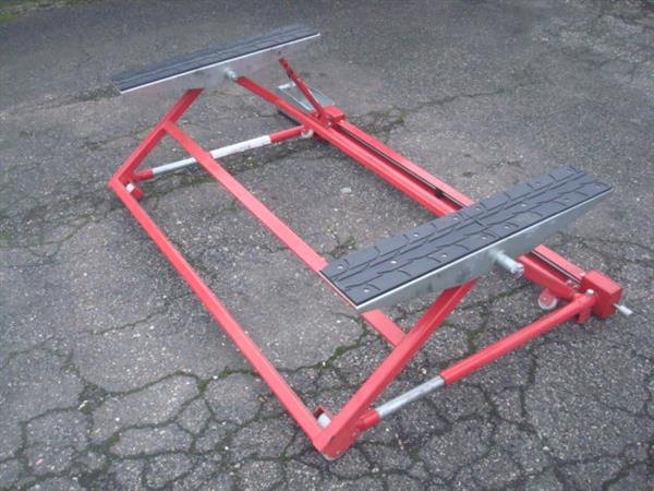 Grote foto mobiele mechanische autolift 1 5t 550mm mw tools auto diversen gereedschap