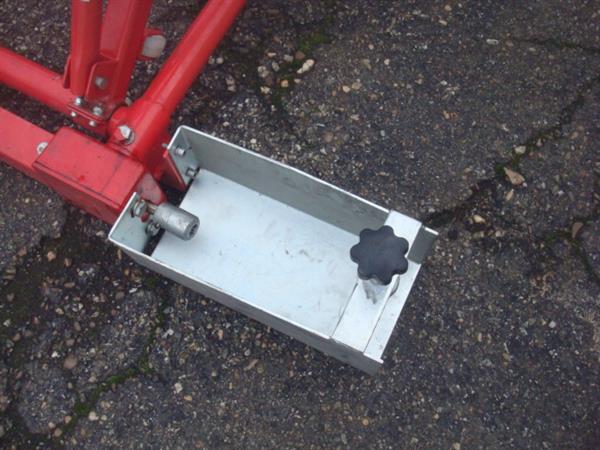 Grote foto mobiele mechanische autolift 1 5t 550mm mw tools auto diversen gereedschap