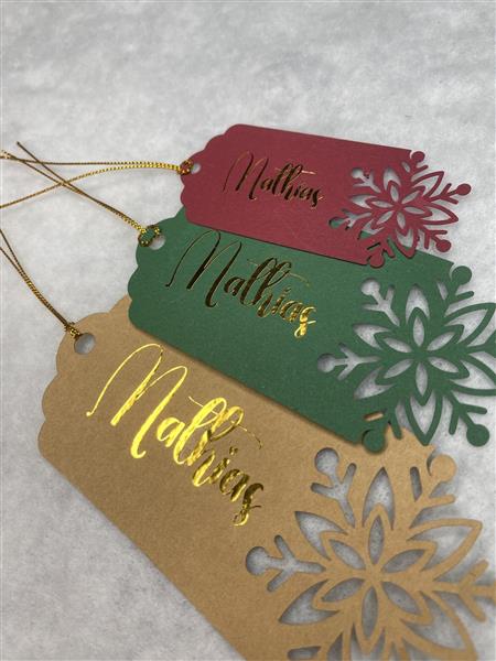 Grote foto 9 kraft cadeaulabels gepersonaliseerd set 9 labels in verschillende maten gepersonaliseerd kinderen en baby overige