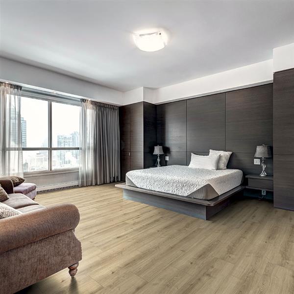 Grote foto watervast laminaat aqua24 luxor oak platina 8mm 4v doe het zelf en verbouw tegels