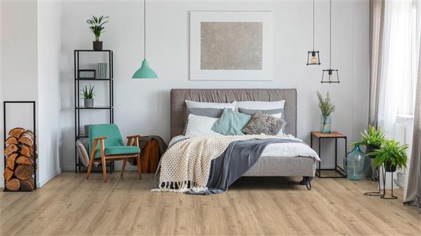 Grote foto watervast laminaat aqua24 luxor oak platina 8mm 4v doe het zelf en verbouw tegels